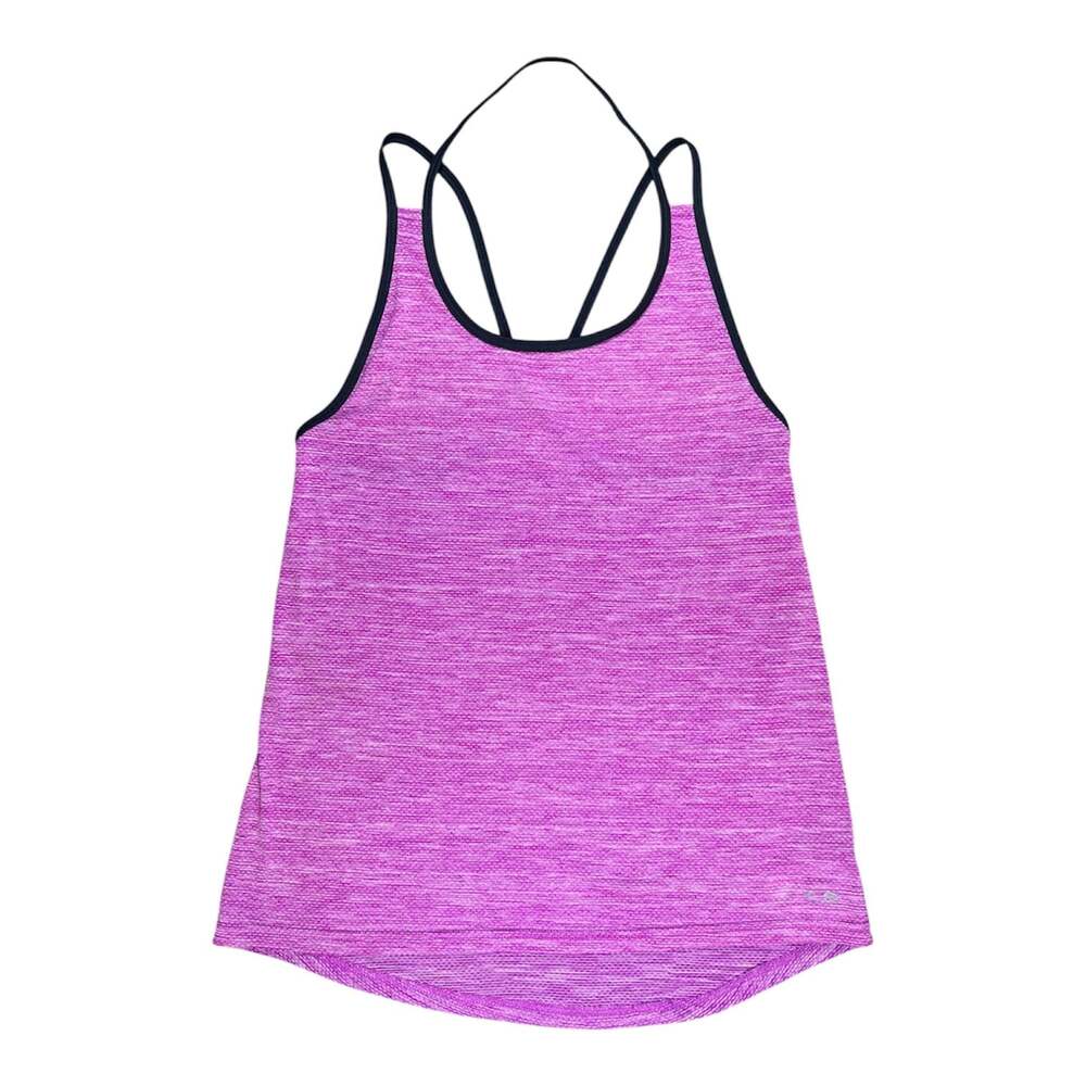 Champion Duo Dry Pink Heathered Crisscross Strappy Active Tank Top